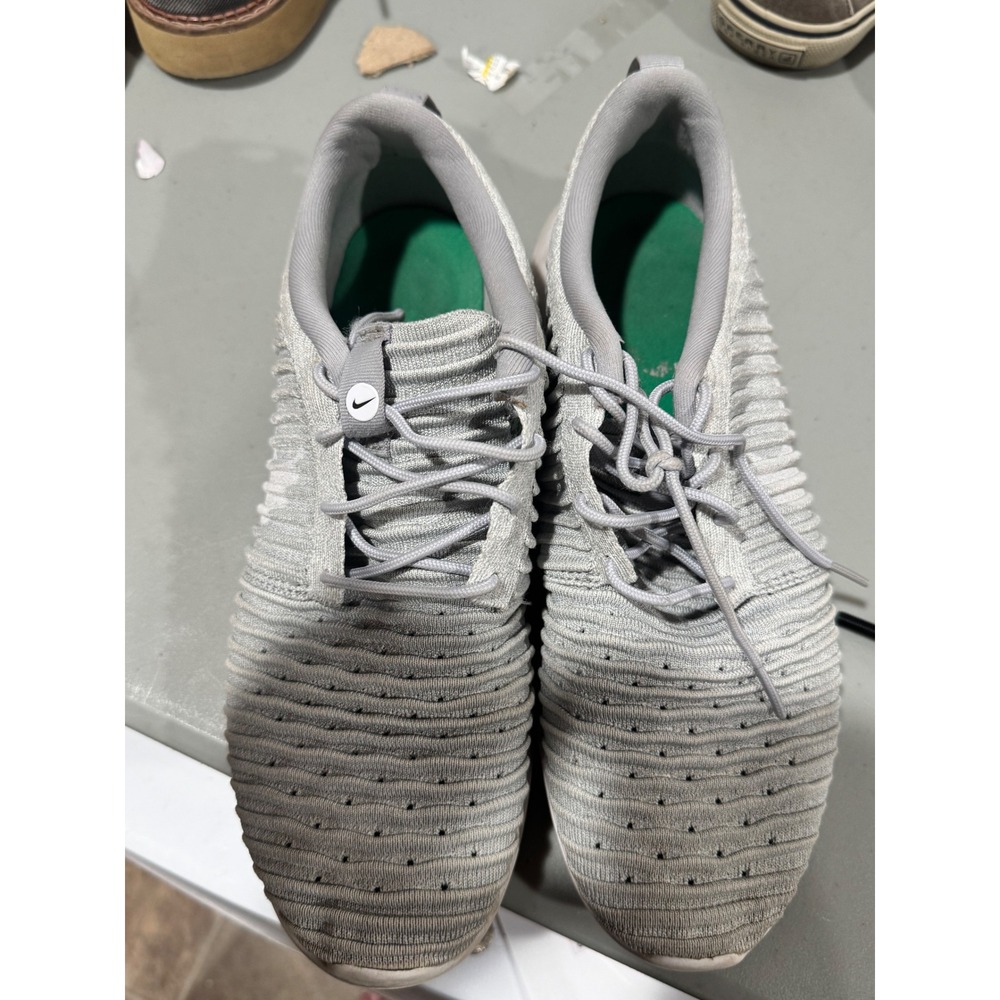 Nike Lunarepic Low Flyknit 2 Mens 10 Grey Green Running Shoes 844833-008